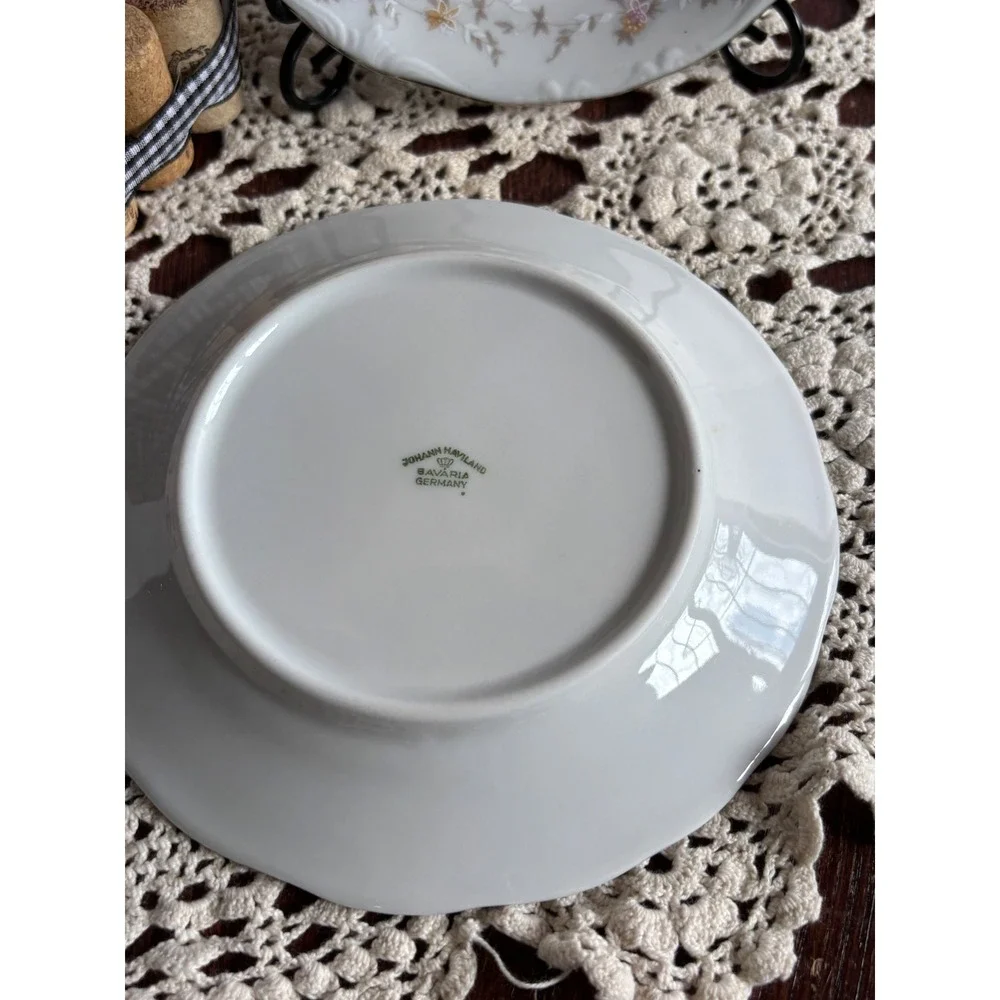 Johann Haviland Forever‎ Spring Bread Butter Plates Bavaria Germany Set of 2